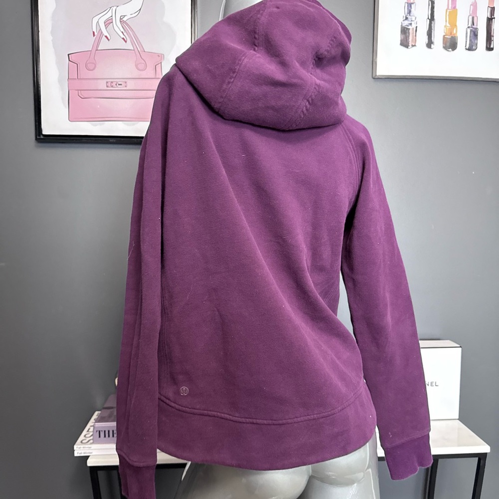 ❌SOLD❌ Lululemon Plum Purple Zip Hoodie - Picture 2 of 7